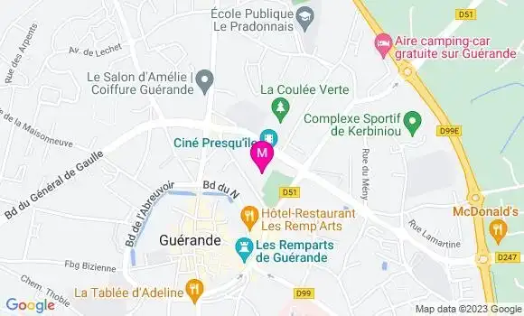 Localisation Pizzeria Da Etto