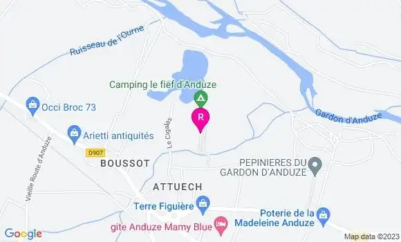 Localisation Restaurant du Lac