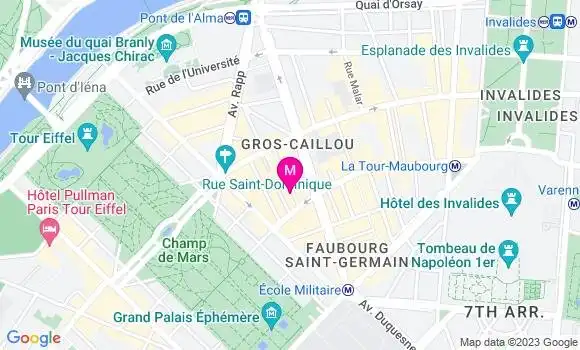 Localisation Restaurant  Le P