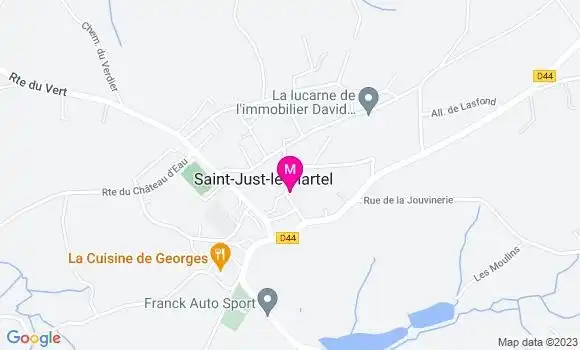 Localisation Café des Sports Eridan