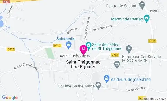 Localisation Restaurant du Commerce