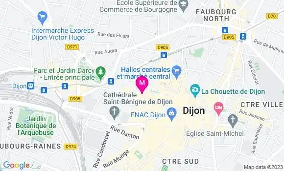 Localisation Brasserie Restaurant au Grand Café