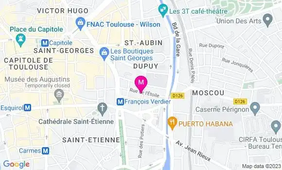 Localisation Restaurant  La Madeleine de Proust