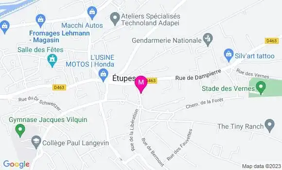 Localisation Restaurant  Au Fil des Saisons