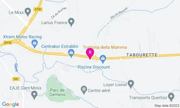 Localisation Restaurant Italien Trattoria Della Mamma