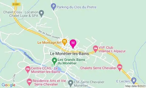 Localisation Restaurant  Le Caribou