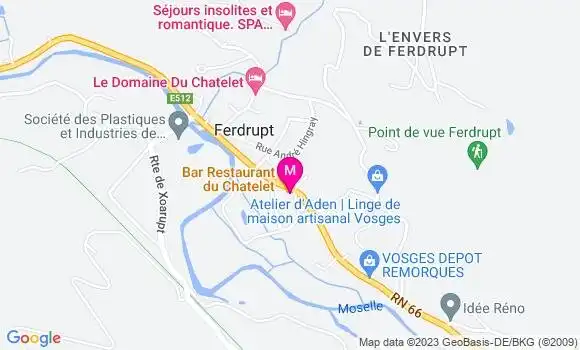 Localisation Bar Restaurant du Chatelet