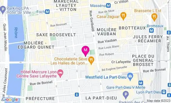 Localisation Brasserie Tendance d