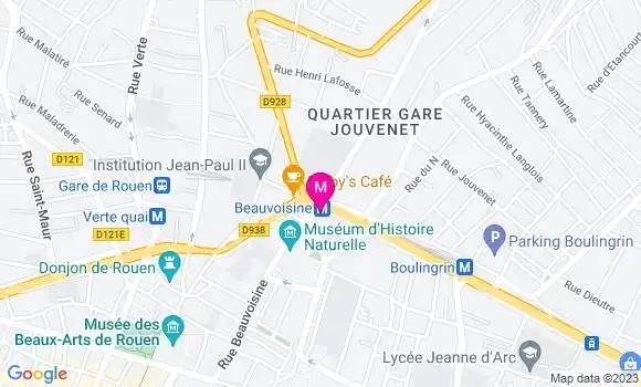 Localisation Restaurant Marocain La Rose des Sables