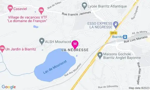 Localisation Restaurant Bar Bar Trinquet de la Negresse