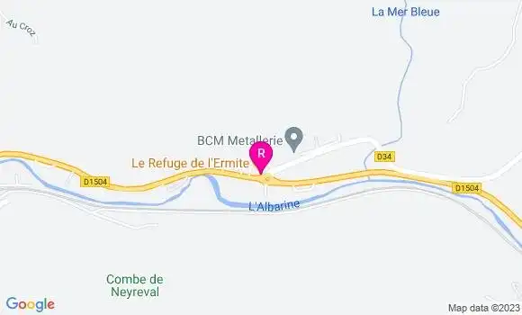 Localisation Restaurant  Le Refuge de l