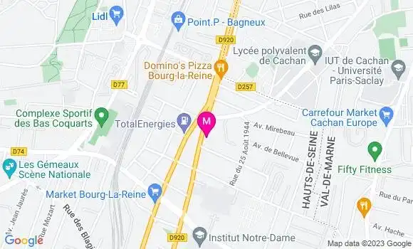 Localisation Restaurant Asiatique Foulo