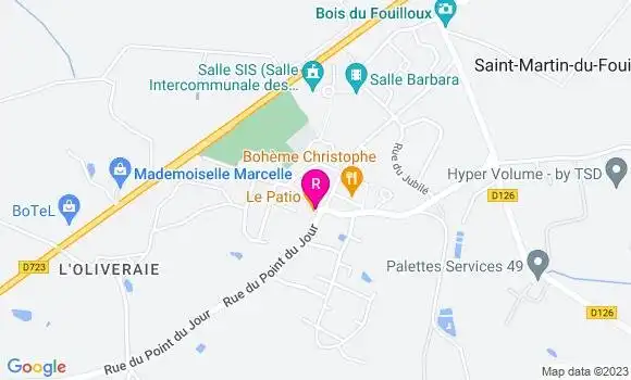 Localisation Restaurant  Le Patio
