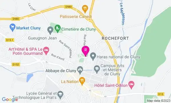 Localisation Restaurant  La Halte de l