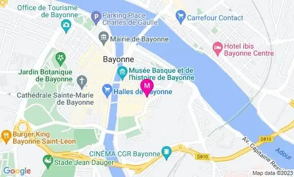 Localisation Restaurant Bar La Treille