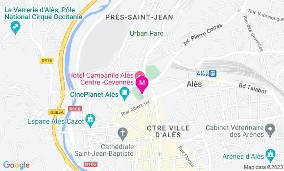 Localisation Restaurant  Le Jardin Cévenol