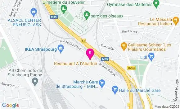 Localisation Restaurant  A l