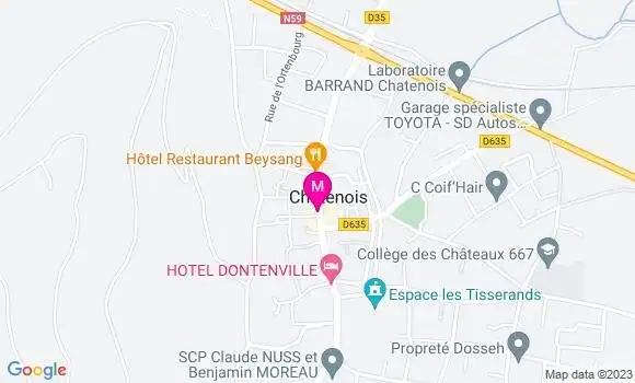 Localisation Restaurant  La Vignette