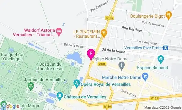 Localisation Restaurant  La Civette du Parc