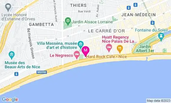 Localisation Restaurant  Le Siècle