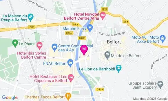 Localisation Bistrot des Moines