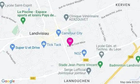 Localisation Restaurant  La Crémaillère