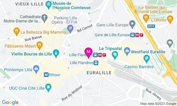 Localisation Restaurant Bar La Pyramide