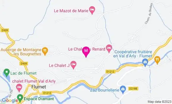 Localisation Auberge de Montagne les Bougnettes