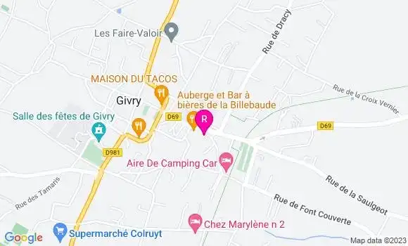 Localisation Café de la Place