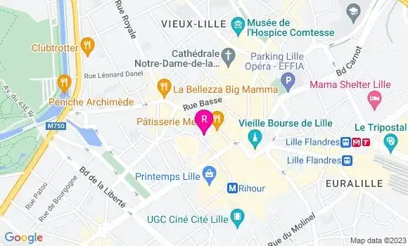 Localisation Restaurant  Club Marot