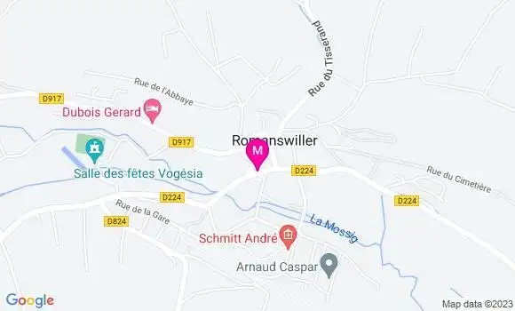 Localisation Restaurant  Au Bois Vert