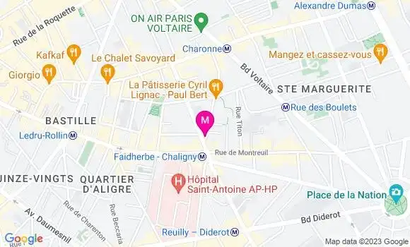 Localisation Restaurant  Les Funambules