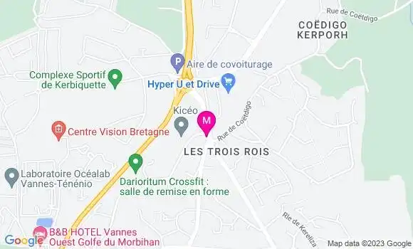 Localisation Auberges des Trois Rois
