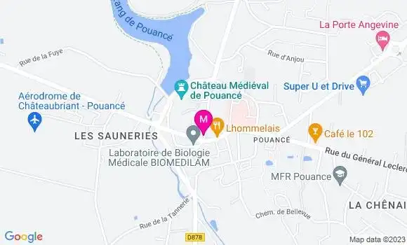 Localisation Pizzeria La Cravache d