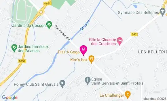 Localisation Restaurant  A Ma Campagne