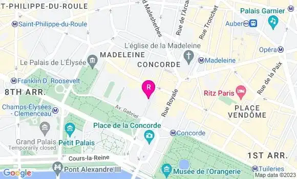Localisation Restaurant  François Félix