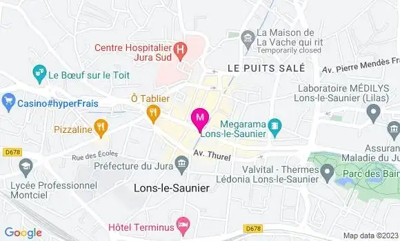 Localisation Restaurant  L