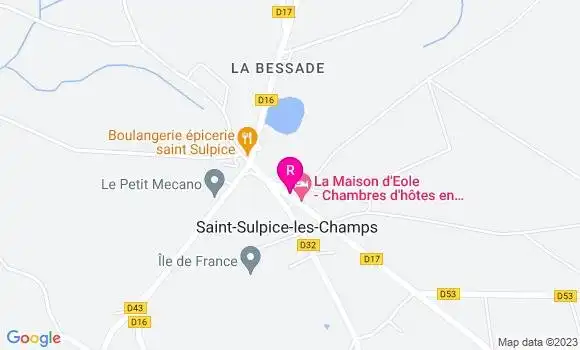 Localisation Restaurant  Le Saint Sulpice