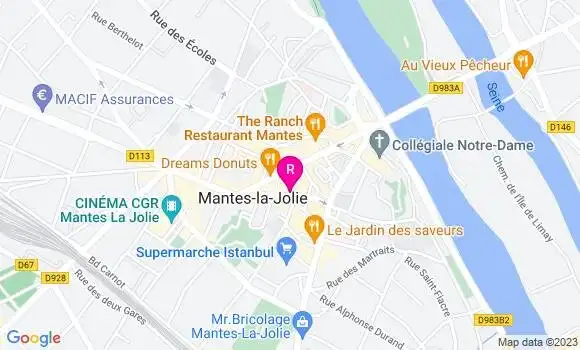 Localisation Restaurant  Chez Antoine