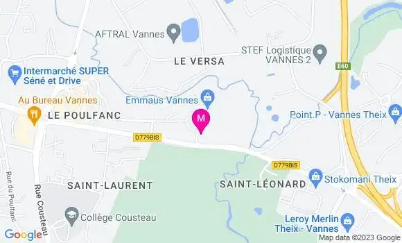 Localisation Restaurant  Relais de Ty Lae