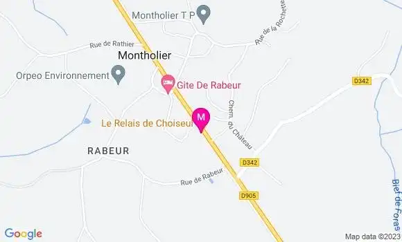 Localisation Restaurant  Le Relais de Choiseul