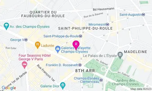 Localisation Restaurant  Roxie
