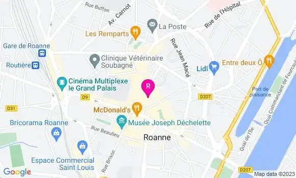 Localisation Restaurant  La Belle Mousse