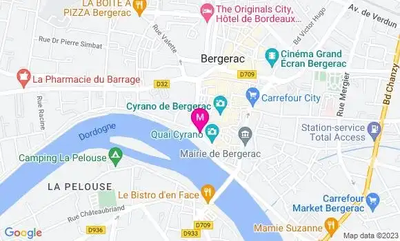 Localisation Restaurant Bar Riverside
