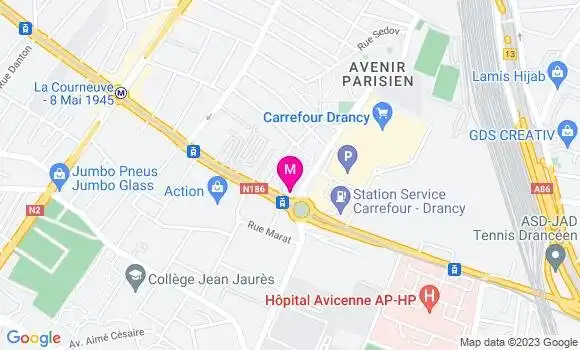 Localisation Restaurant  Le Petit Carrefour