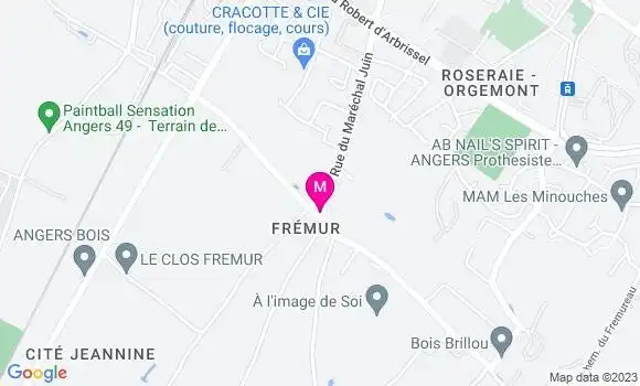 Localisation Restaurant  Le Rétro