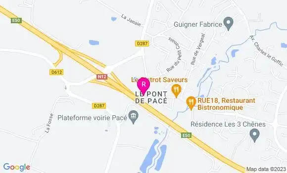 Localisation Restaurant  La Griotte