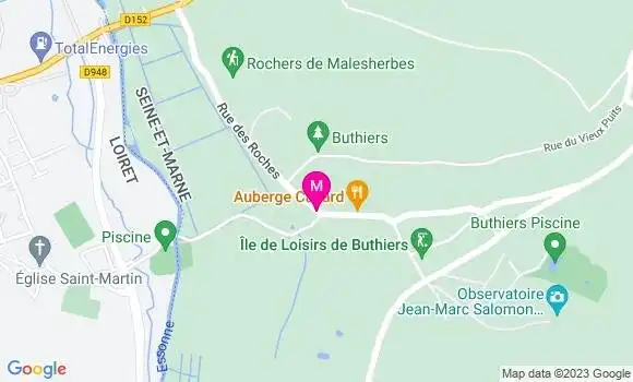 Localisation Auberge Canard