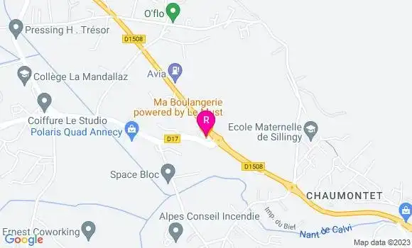 Localisation Restaurant  Le Must