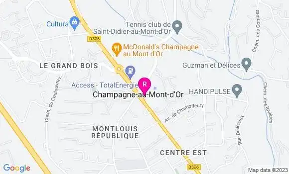 Localisation Restaurant  L